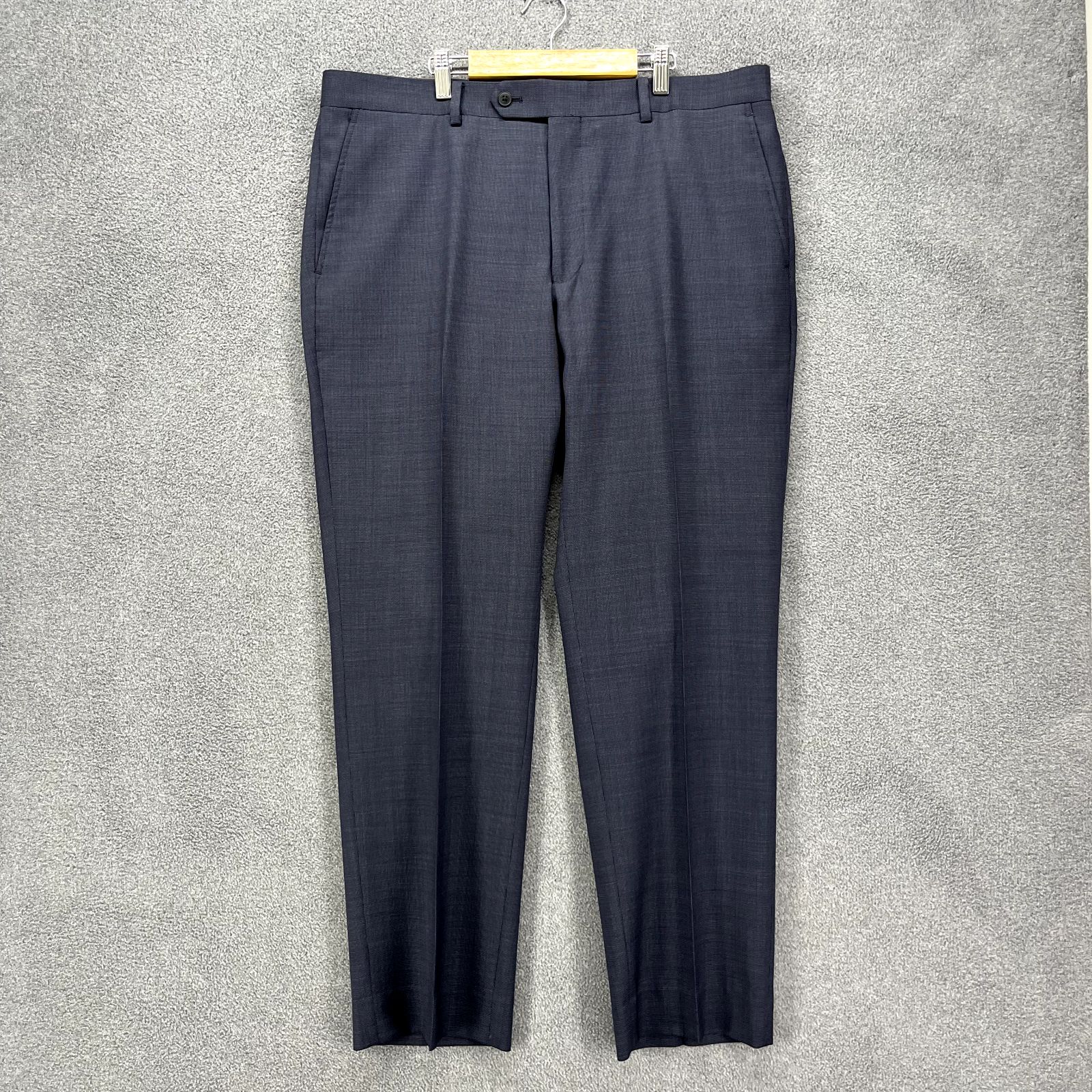 Black Brown 1826 Dress Pants Mens 38 X 32 Blue Tapered Straight Jack-P